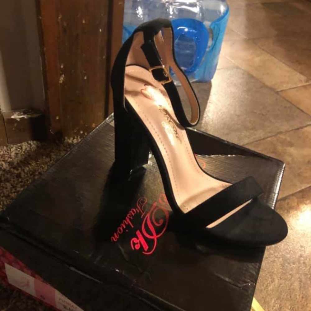 Black heels